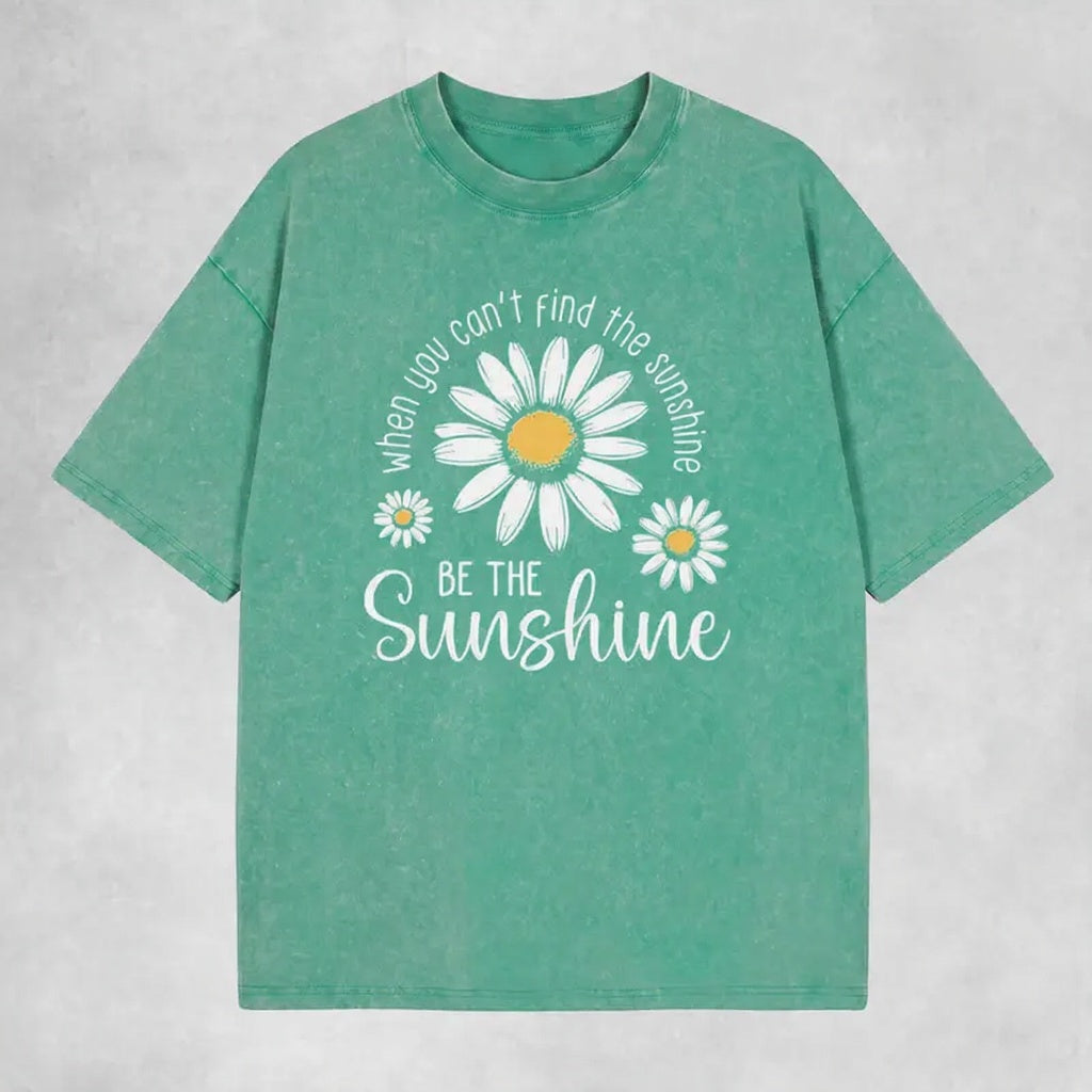 Be The Sunshine Tee 🌼 – Positive Daisy Graphic Shirt