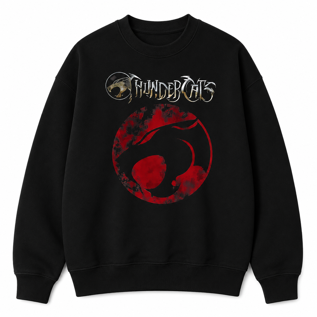 ThunderCats Dark Feline Sigil Tee 🖤 – Vintage Streetwear Graphic Shirt/Sweatshirt/Hoodie