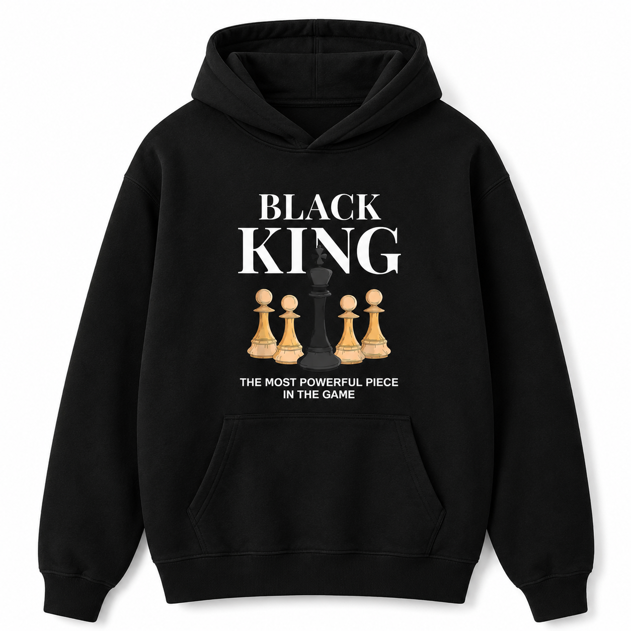 Black King Chess Tee/Sweatshirt/Hoodie - The Most Powerful Piece in the Game