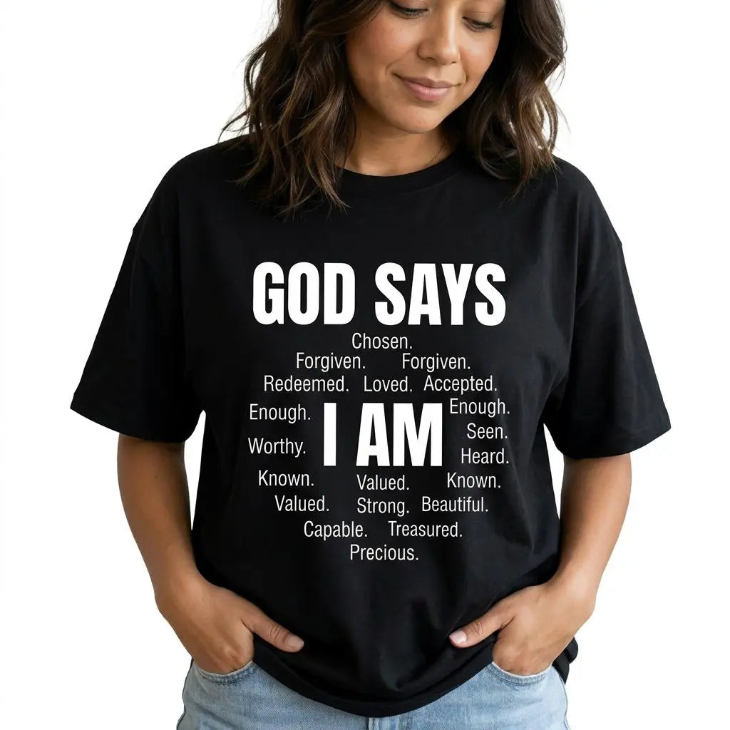 Faith Identity Christian Graphic Tee/Sweatshirt/Hoodie
