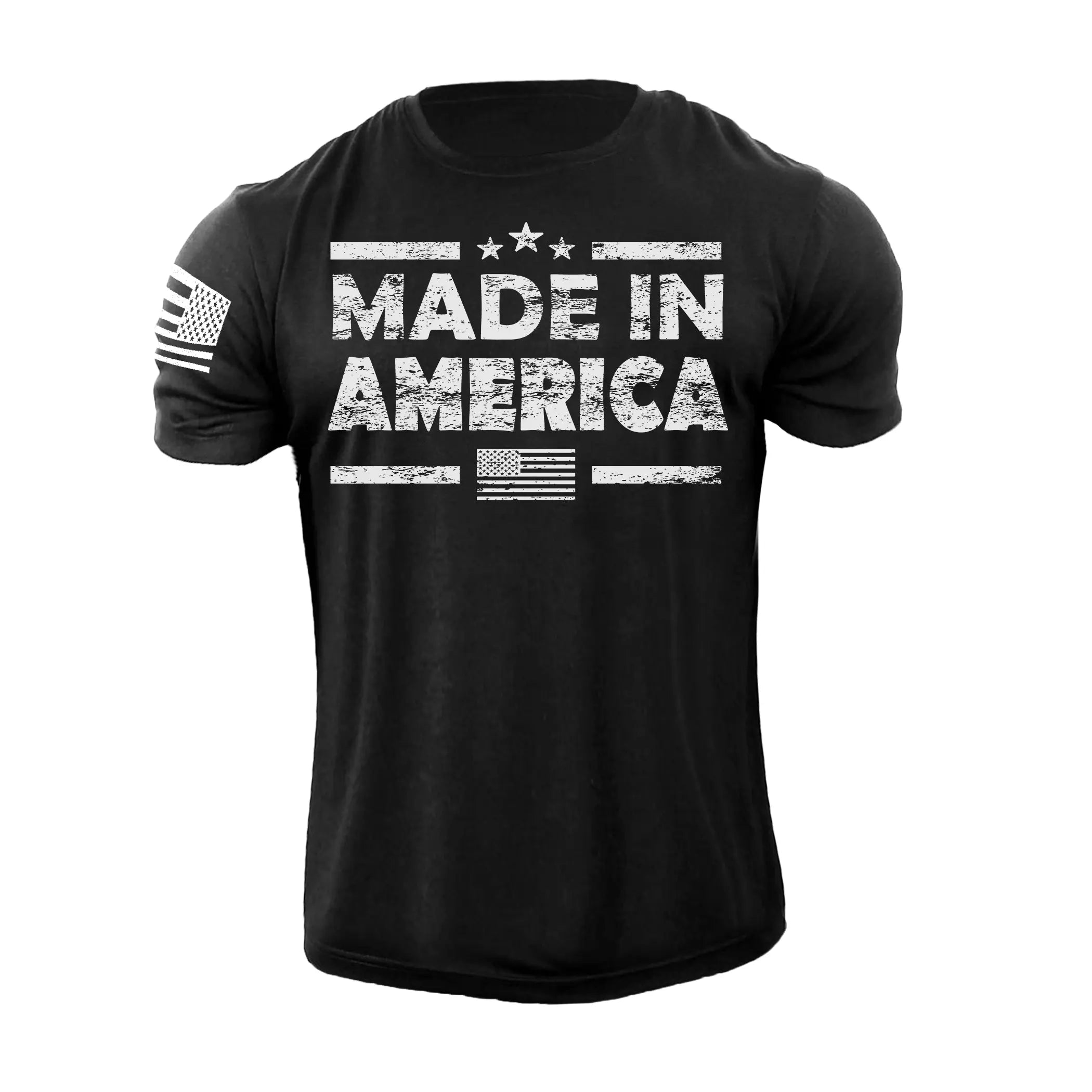 Made In America Graphic Tee – Patriotic USA Lifestyle Shirt/Sweatshirt/Hoodie