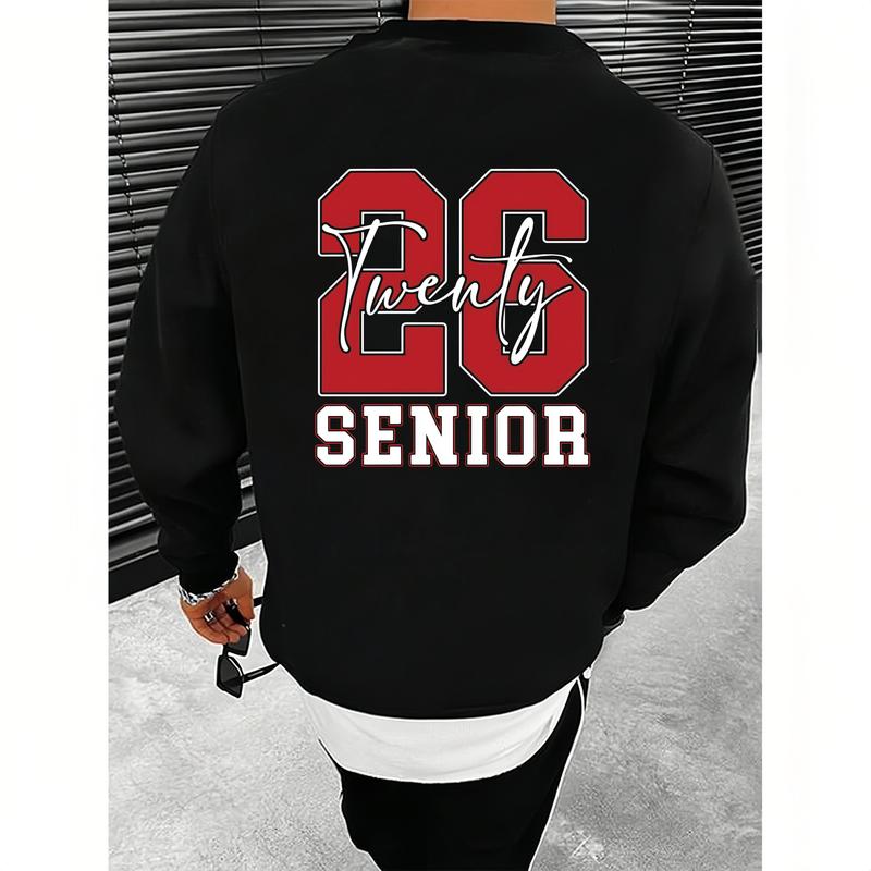 look Hoodie for 2026 Seniors with 'Twenty 26 Senior' Print