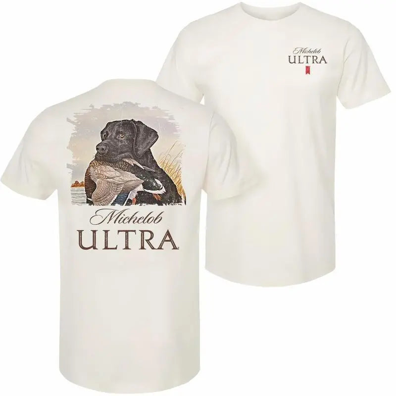 Mallard Duck & Hunting Dog T-Shirt/Sweatshirt/Hoodie – Vintage Outdoor Beer Lover Graphic Tee