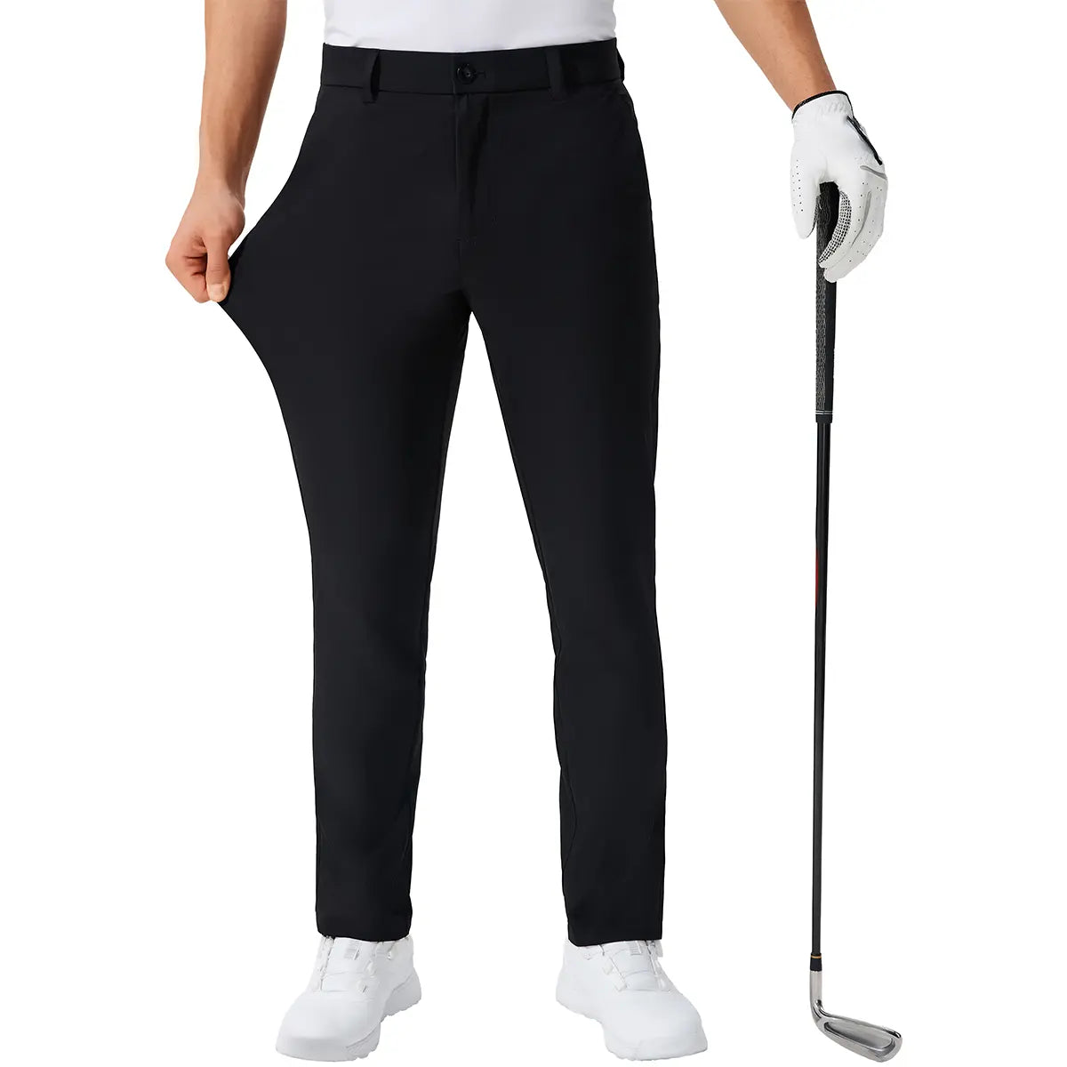 Men’s Slim Fit Golf Pants – Lightweight Stretch Quick Dry Dress Pants