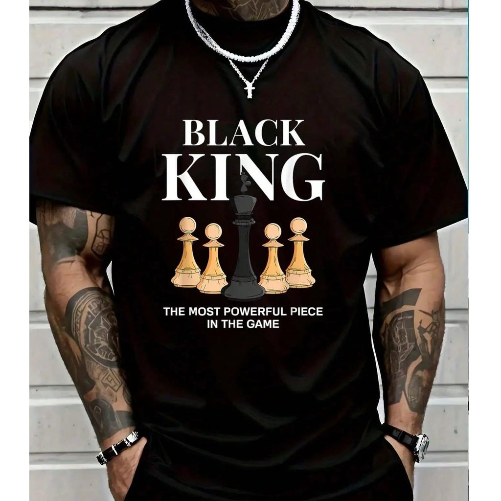 Black King Chess Tee/Sweatshirt/Hoodie - The Most Powerful Piece in the Game