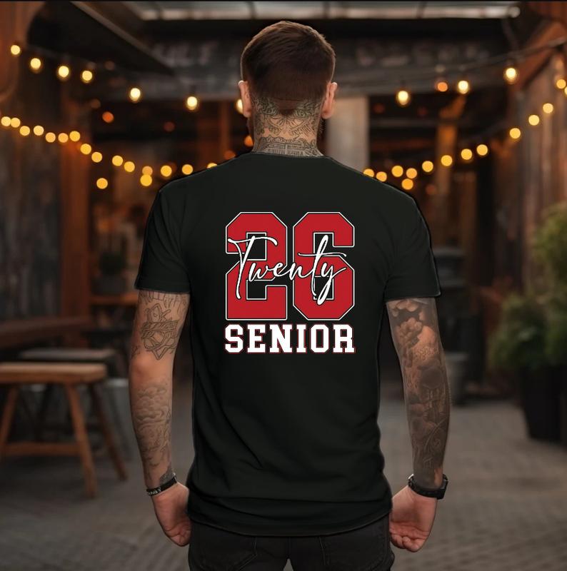 look Hoodie for 2026 Seniors with 'Twenty 26 Senior' Print