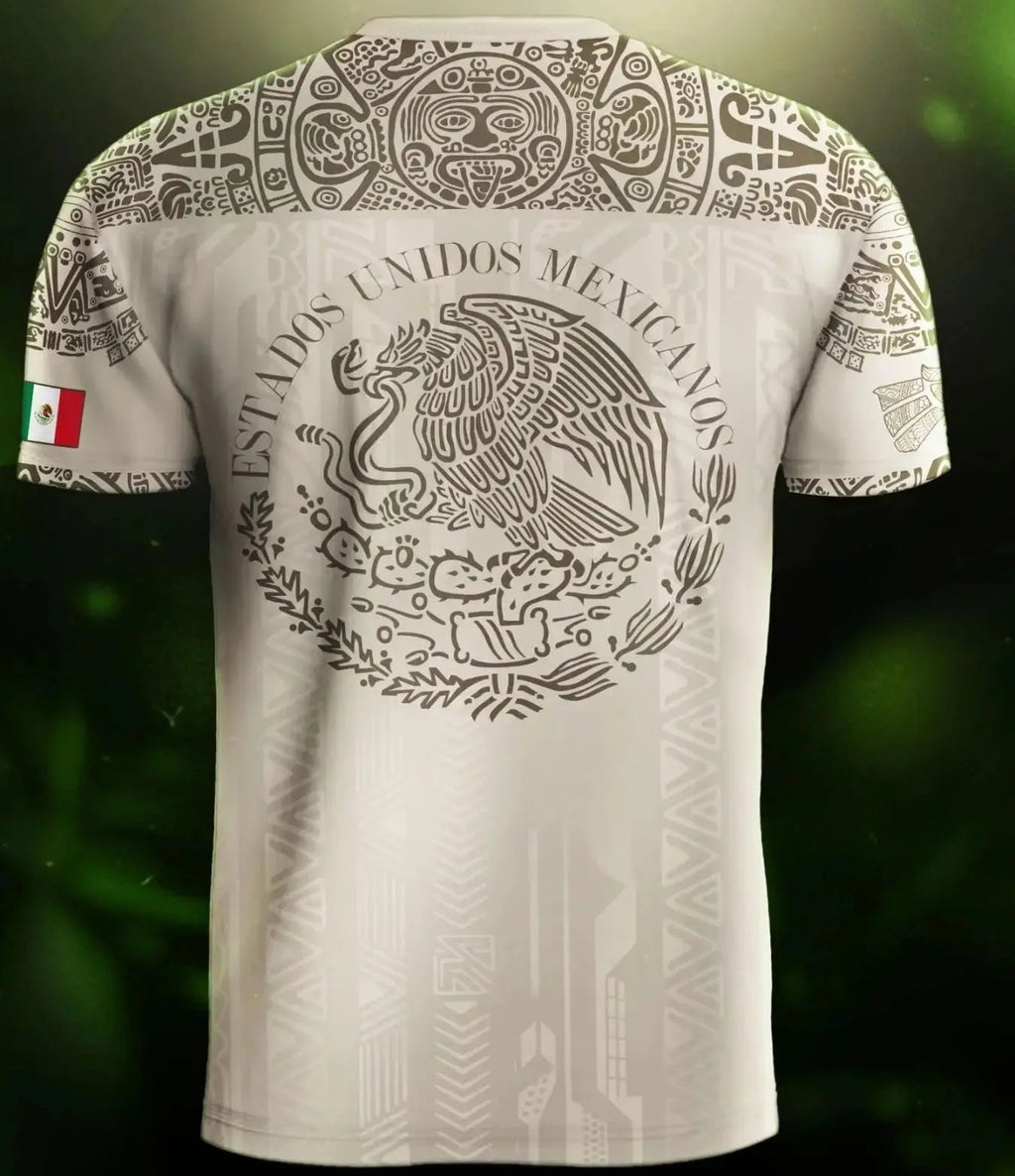 Mexico Aztec Eagle & Serpent Graphic T-Shirt