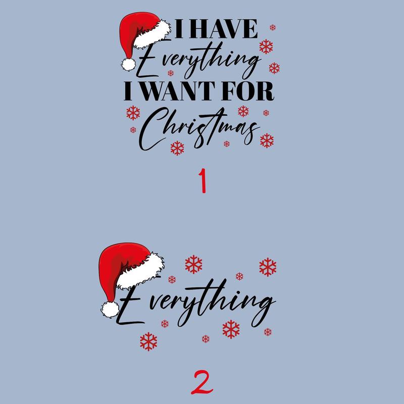 Christmas Party Couple Sweatshirt, I Have Everything I Want For Christmas Sweatshirt , Everything Sweatshirt, Couple Matching Sweatshirt, Christmas Trip