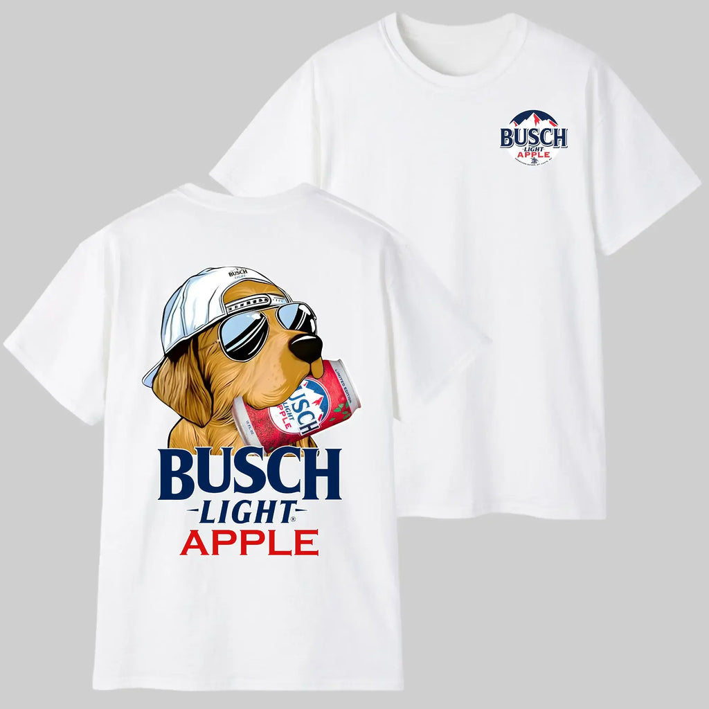 Vintage Busch Apple Dog T-Shirt/Sweatshirt/Hoodie - Golden Retriever  Graphic Tee