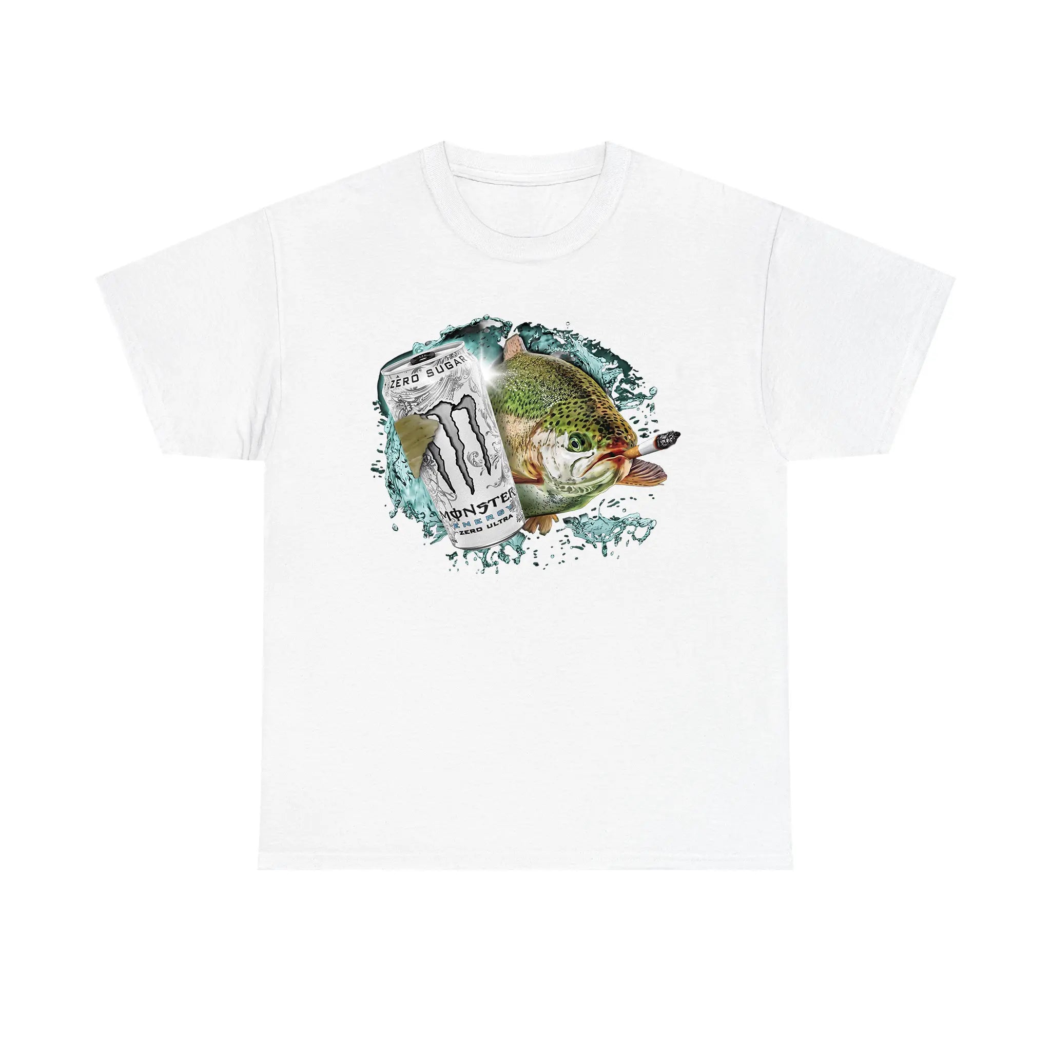Dope Fish Graphic T-Shirt/Sweatshirt/Hoodie – Funny Monster Fish Meme Tee Streetwear