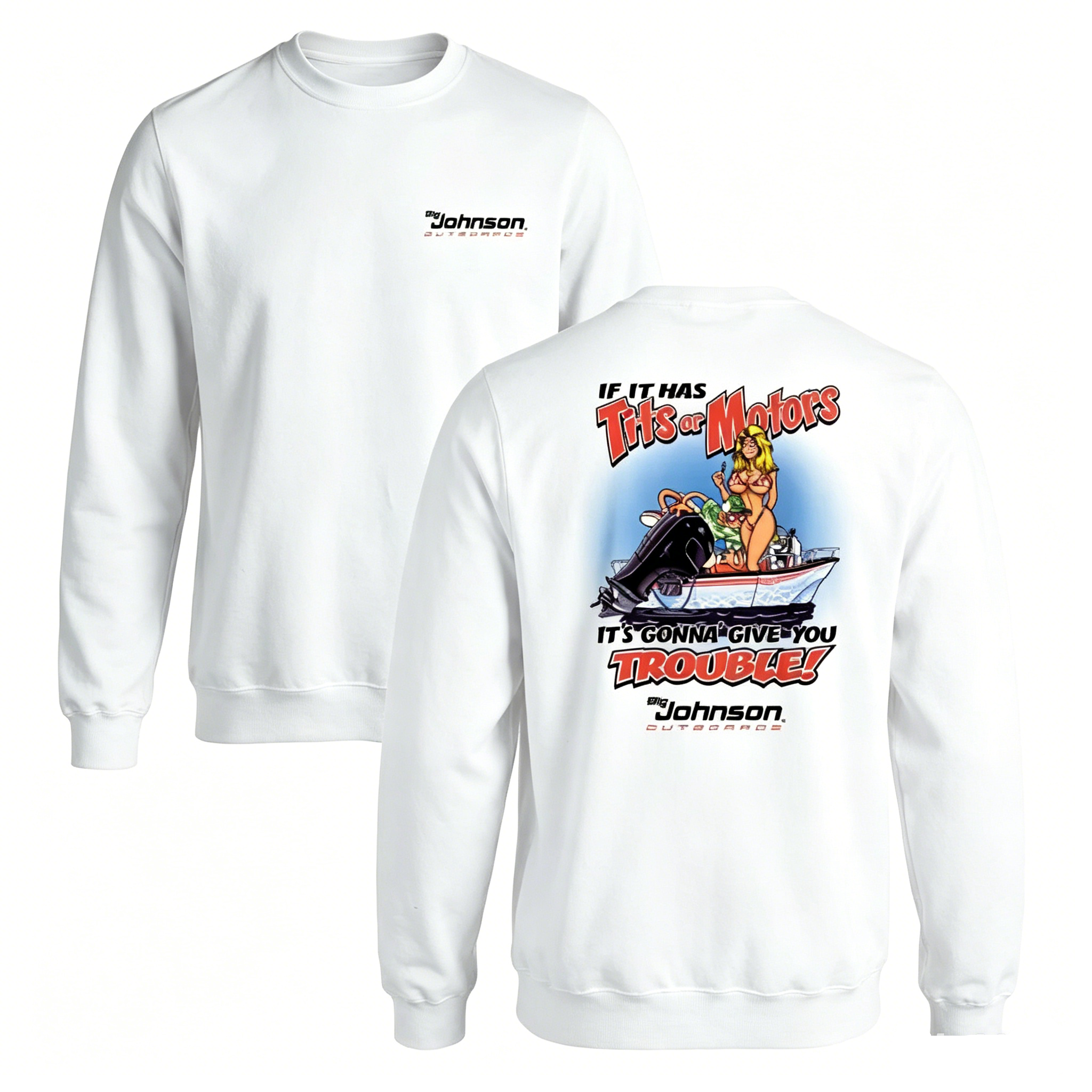 Big Johnson Outboards Shirt/Sweatshirt/Hoodie -Vintage Boating Lake Weekends  Tee