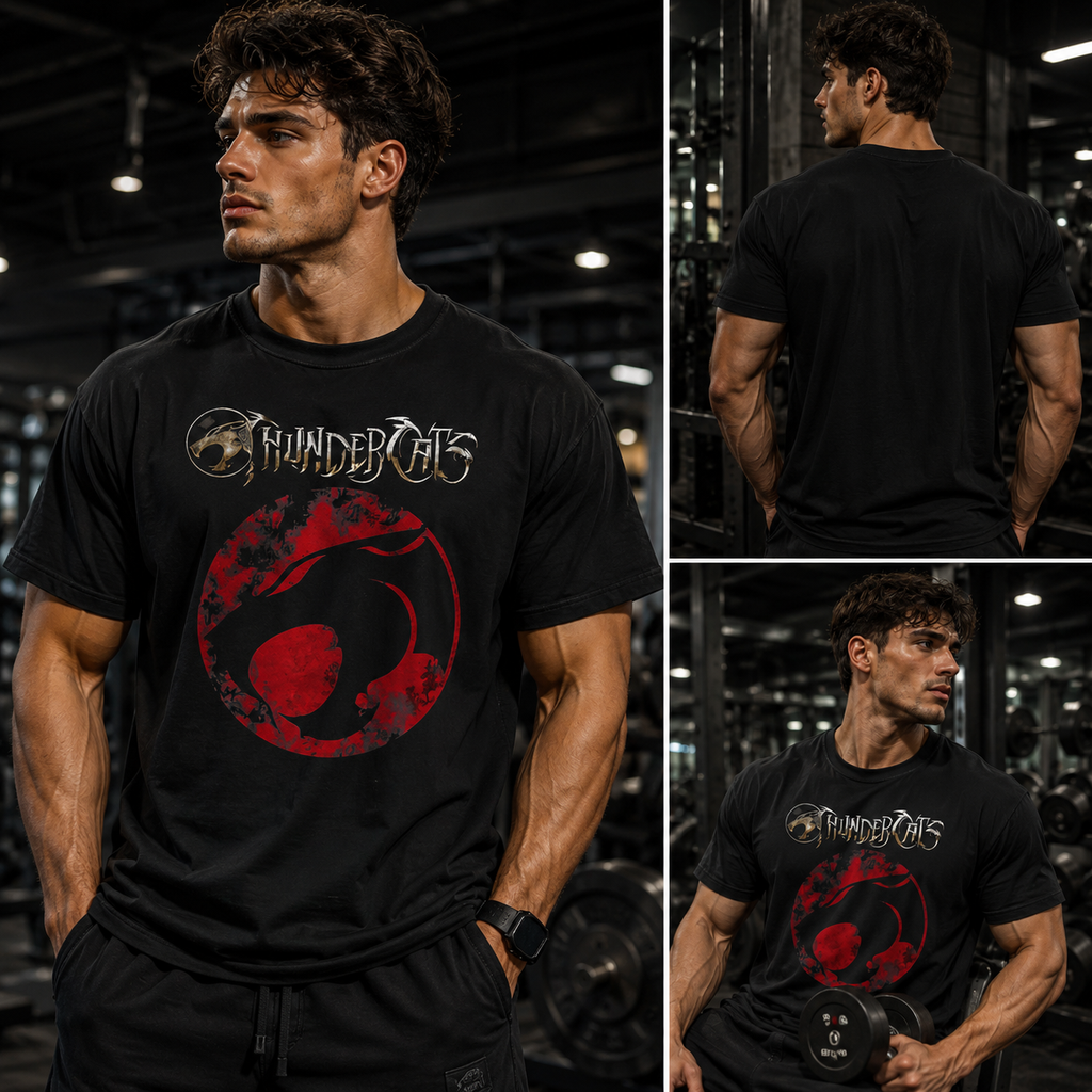 ThunderCats Dark Feline Sigil Tee 🖤 – Vintage Streetwear Graphic Shirt/Sweatshirt/Hoodie