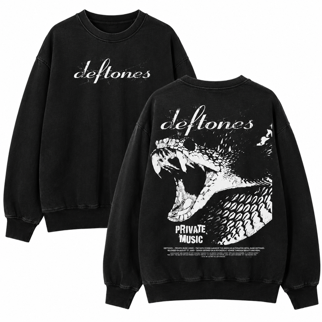 Vintage Serpent Graphic Washed Tee/Sweatshirt/Hoodie