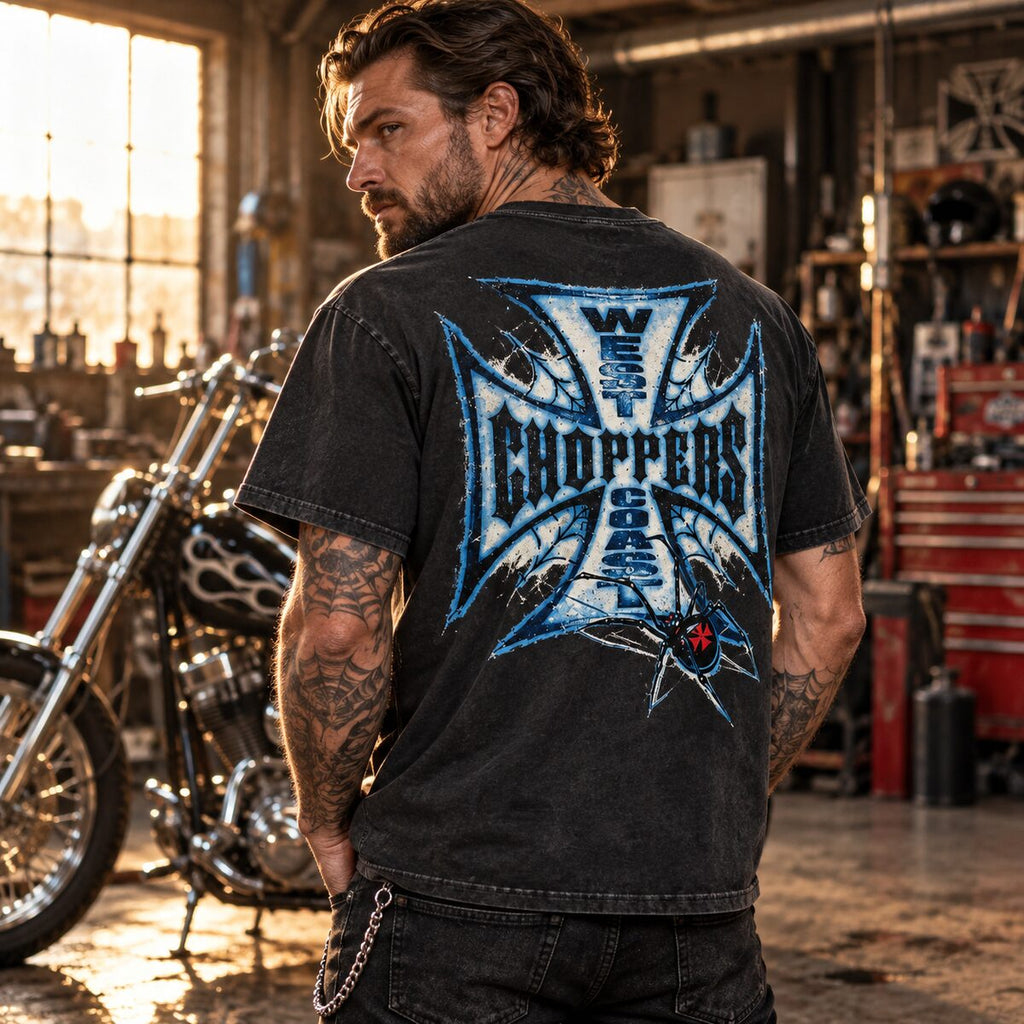West Coast Choppers Venomous Graphic T-Shirt/Sweatshirt/Hoodie – Y2K Biker Boxy Tee