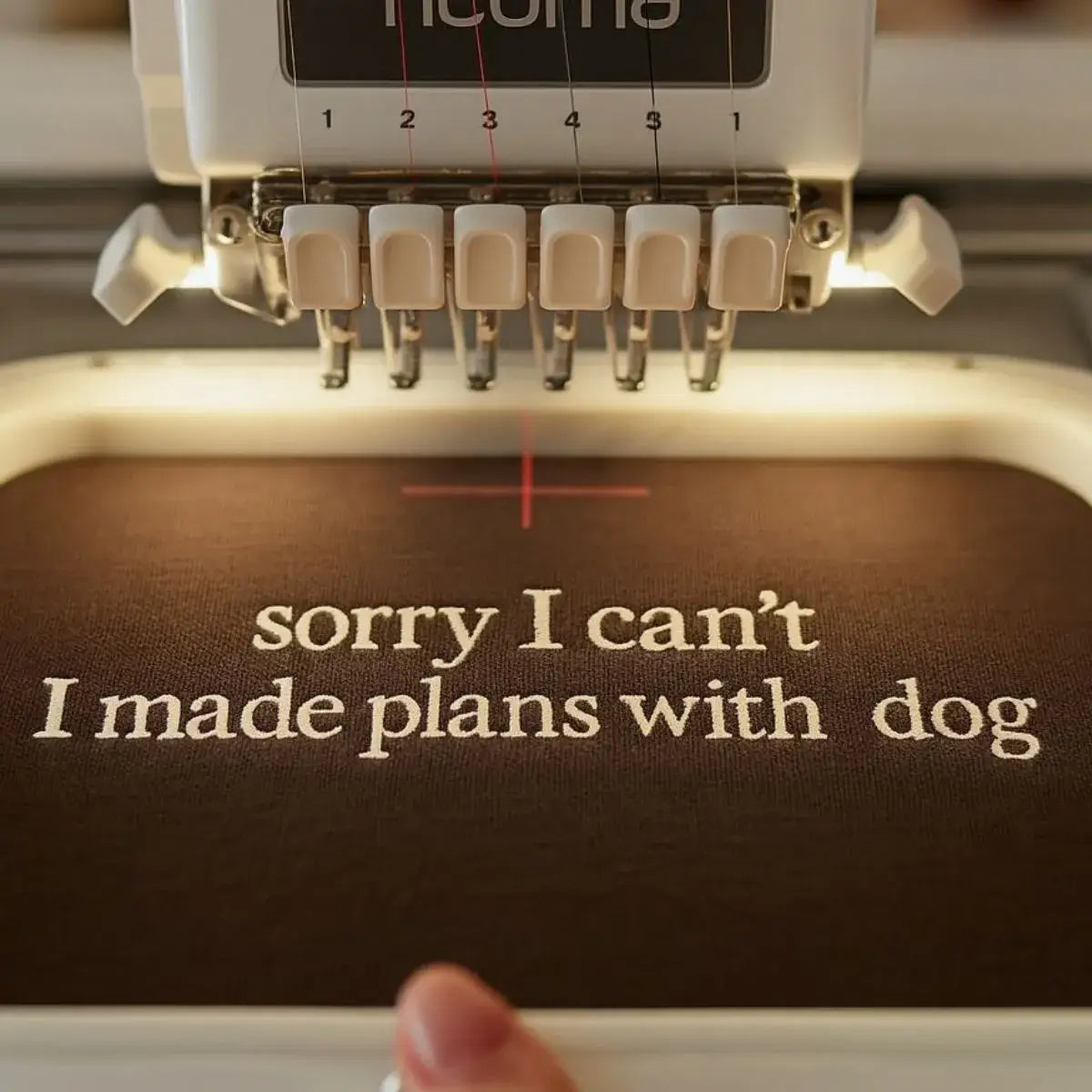 Sorry I Can'T I Have Plans With My Dog T Shirt, Embroidered Gift for Dog Lover